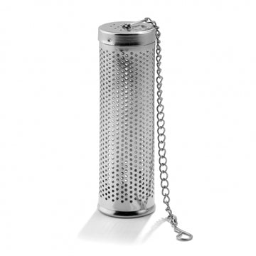 Te-æg med kæde, cylinder passer til flaske, Ø 2,5 cm