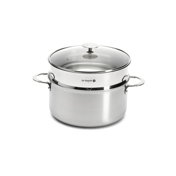 Dampindsats, rustfrit stål, Ø 24 cm