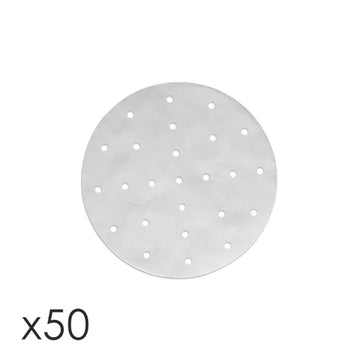 Papir til dampekurv, Ø 18 cm, 50 stk