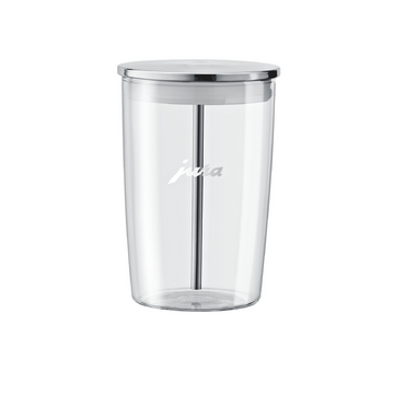 Mælkebeholder i glas, Jura