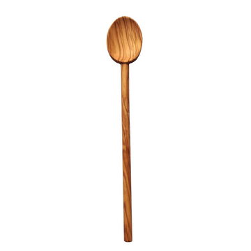 Grydeske med rundt greb, 35 cm, Oliventræ