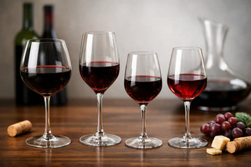 Bedste glas til rødvin til hver type vin