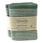 Karklude, stribede 2 stk./100% økologisk bomuld