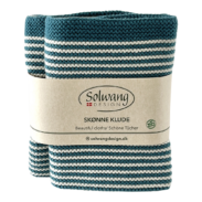 Karklude, stribede 2 stk./100% økologisk bomuld