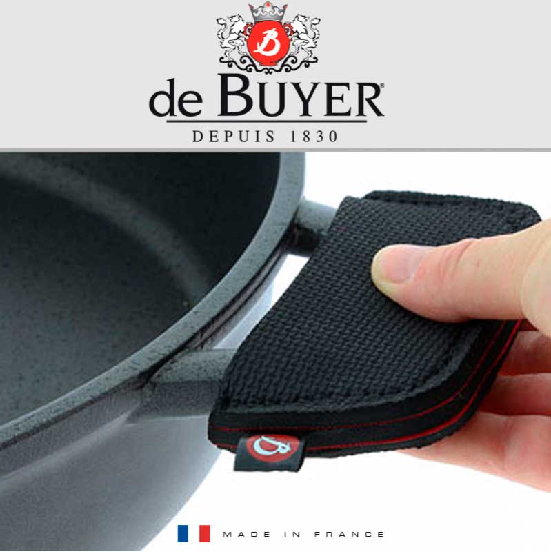 Grydelapper, 2 stk. neopren/de Buyer