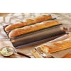 Bageform til baguette, 3 stk, perforeret