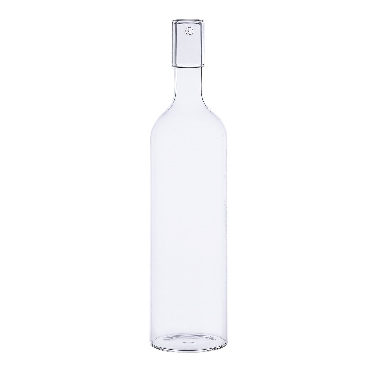 Vandkaraffel  i gennemsigtigt glas, 2 størrelser