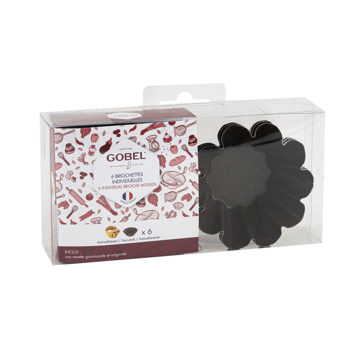 Brioche forme Ø80 mm, 6 stk