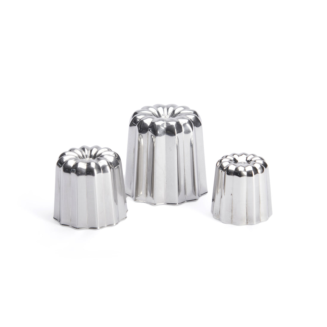 Bageform til Cannelé Bordelais i rustfrit stål, Ø 5,5 cm