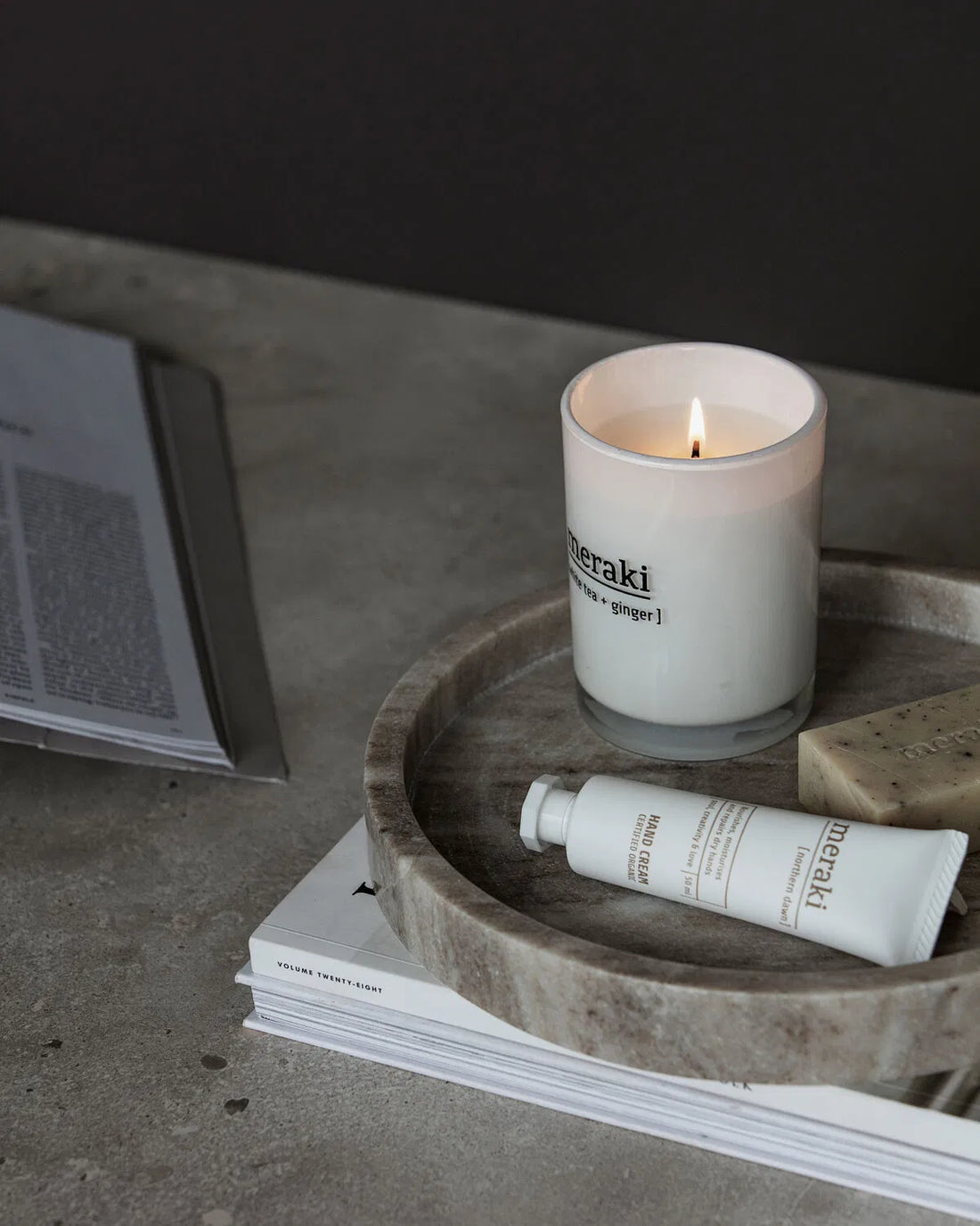 Bakke i marmor, Ø 12,5 cm