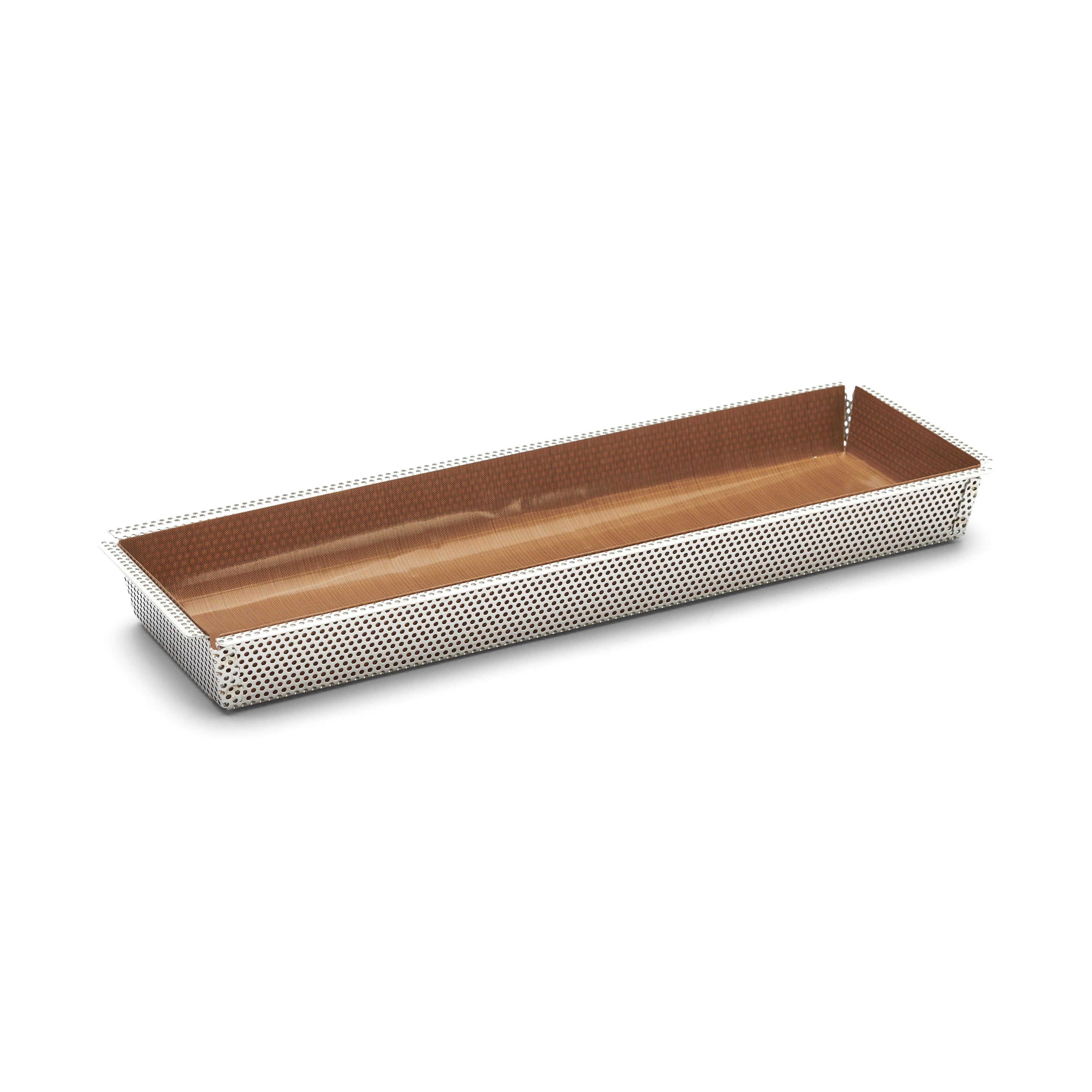 Bageform, perforeret, rektangulær, 35 x 10,5 cm