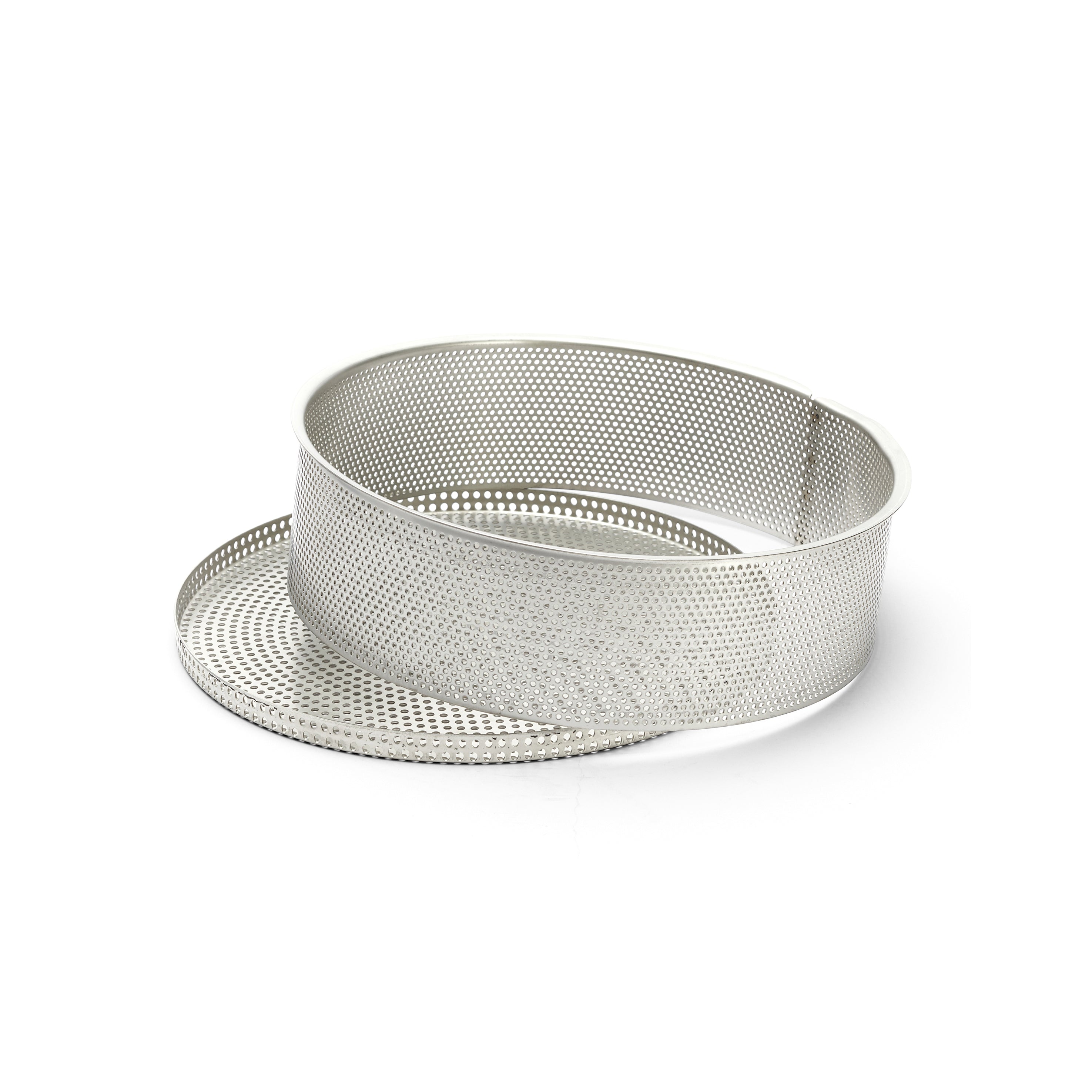 Bageform, rund, perforeret