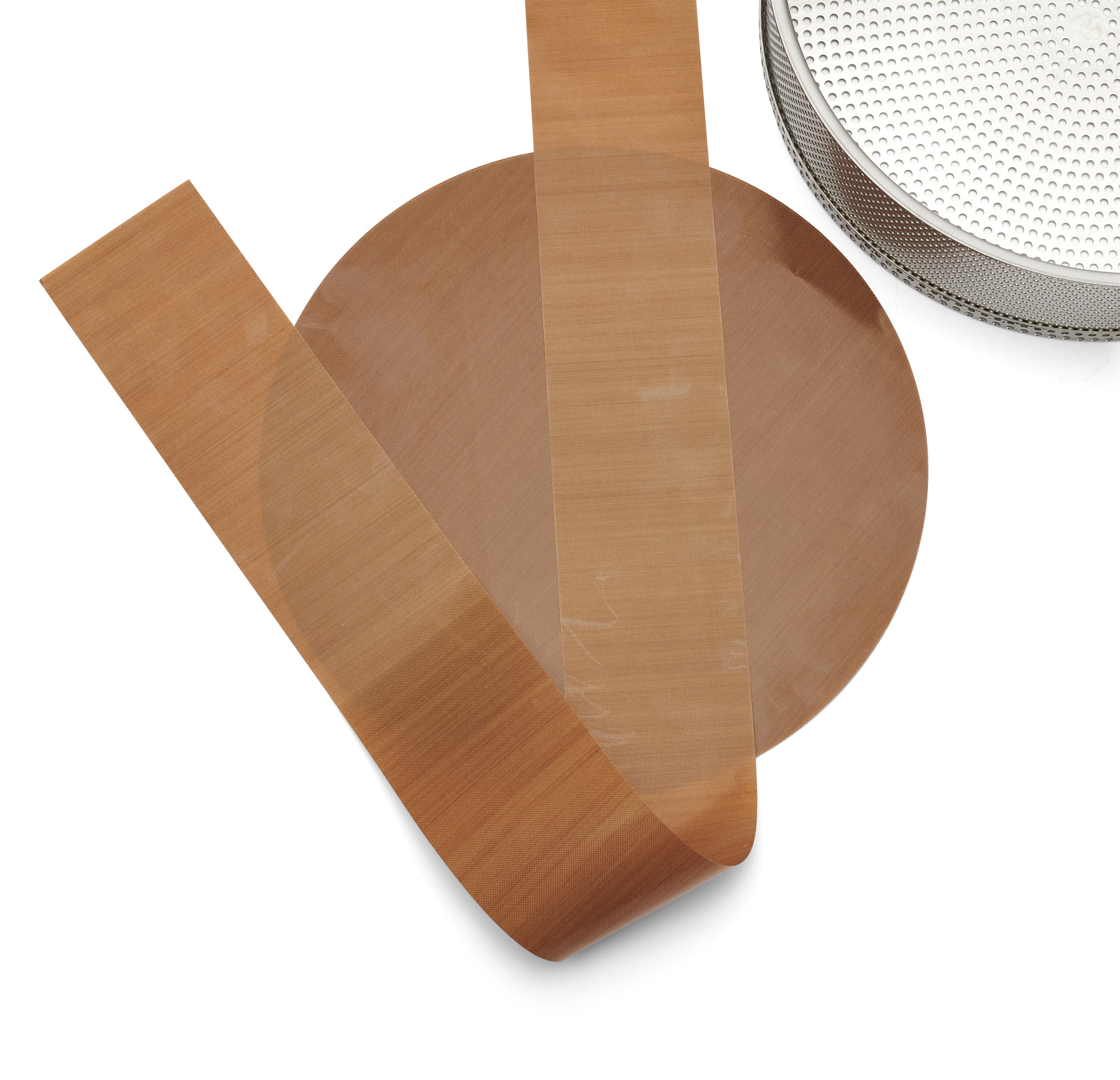 Bageform, rund, perforeret