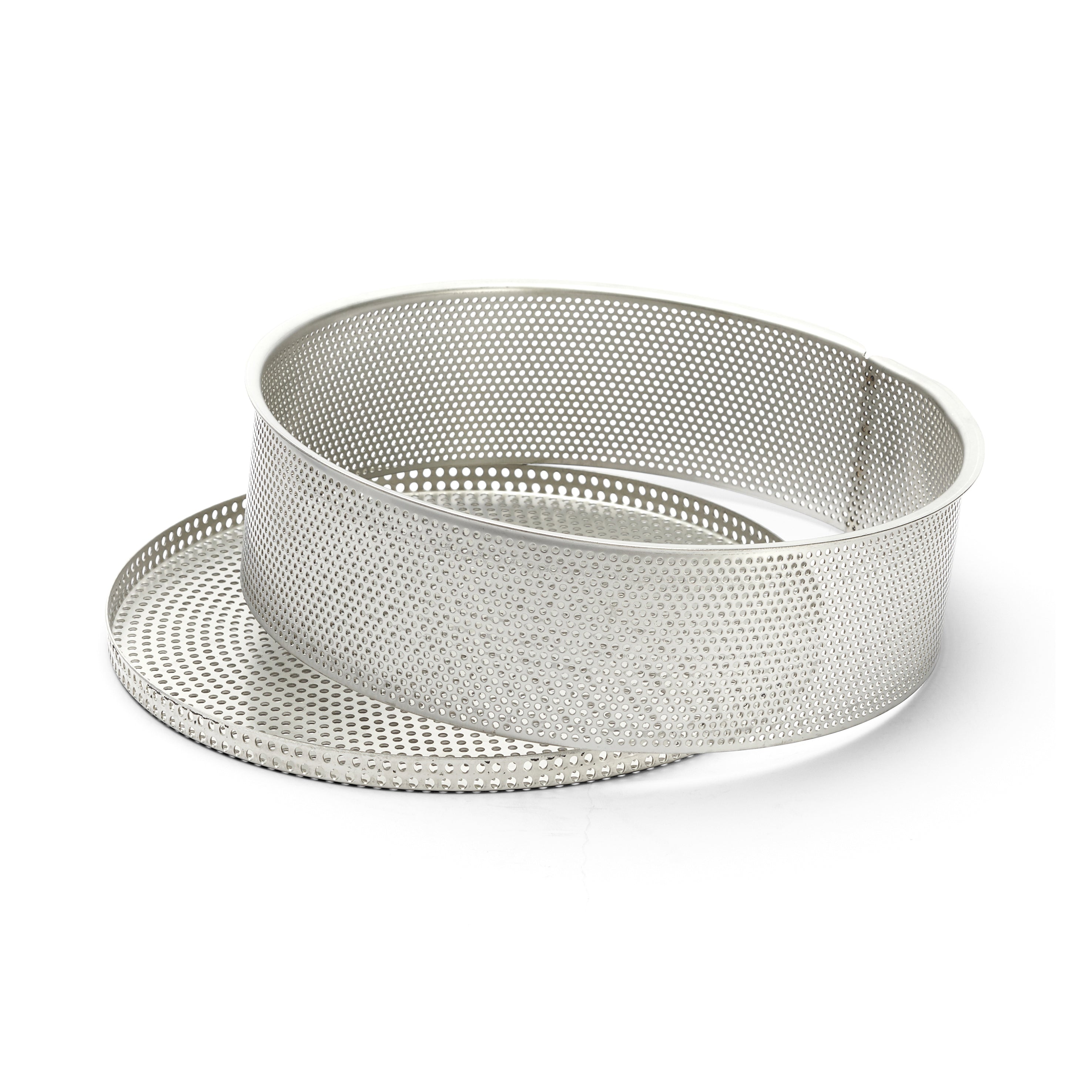 Bageform, rund, perforeret