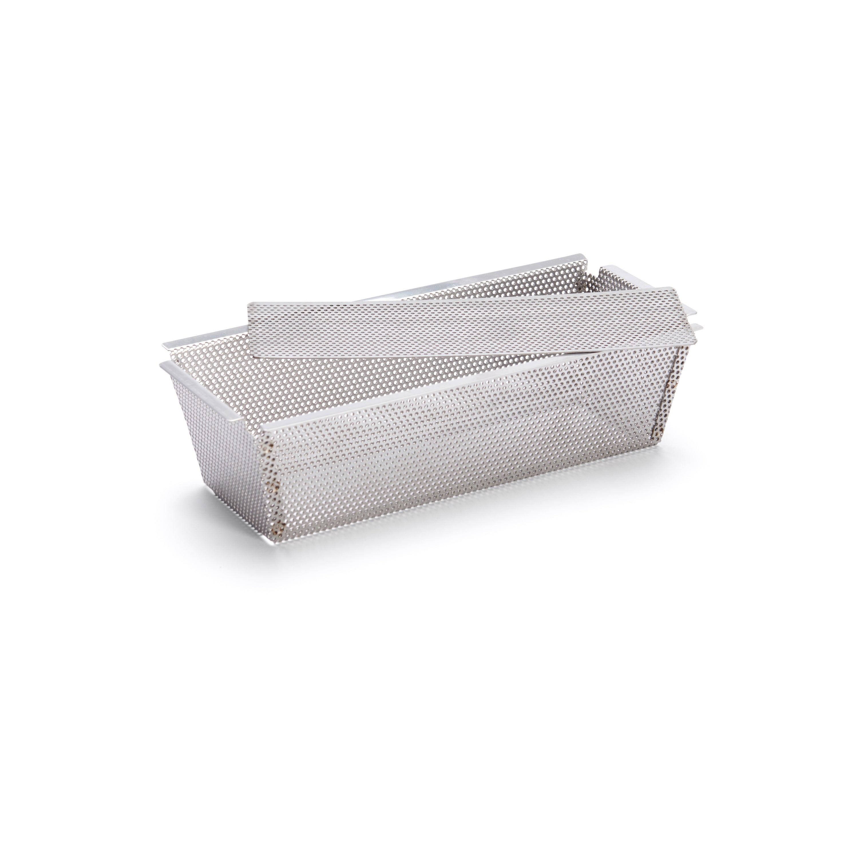 Bageform, perforeret, rektangulær, 26 x 8,6 cm