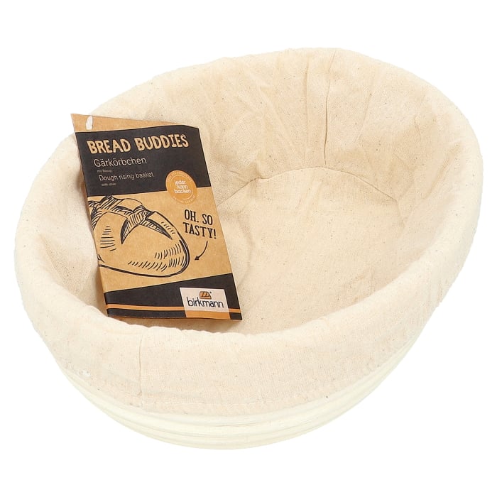 Hævekurv med klæde, oval 24,5 cm