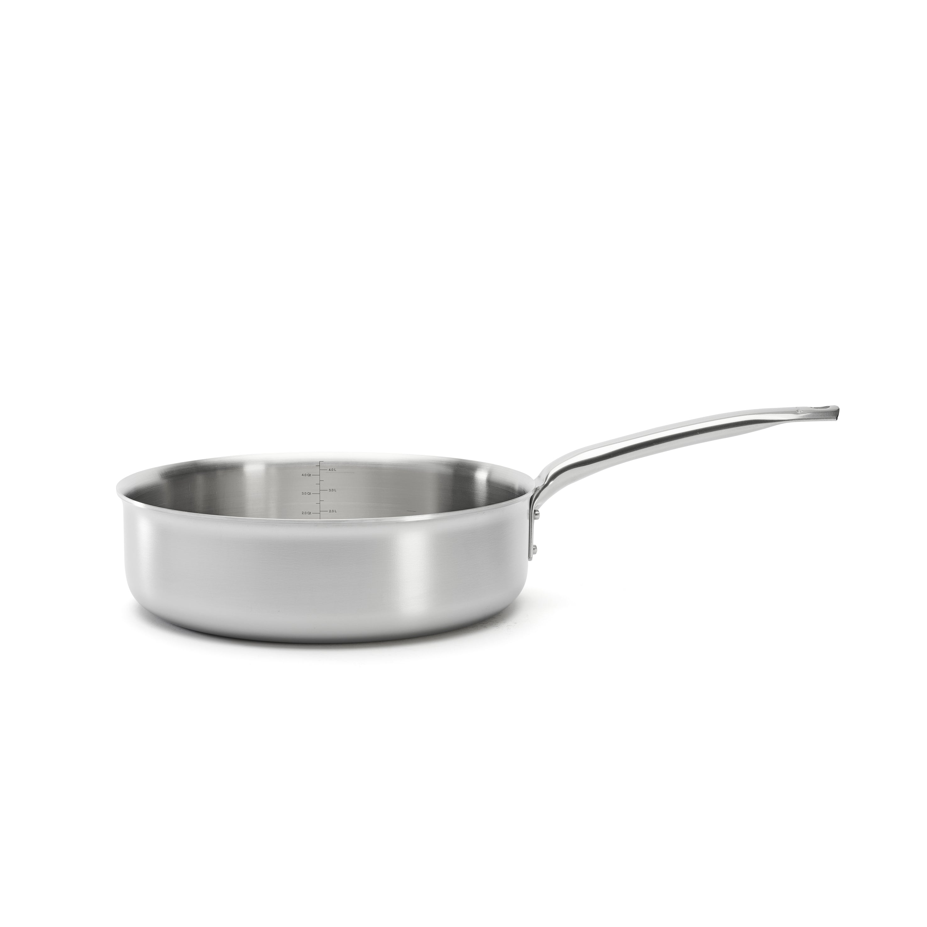Sauterpande i rustfrit stål i Ø28 cm, Alchimy fra de Buyer