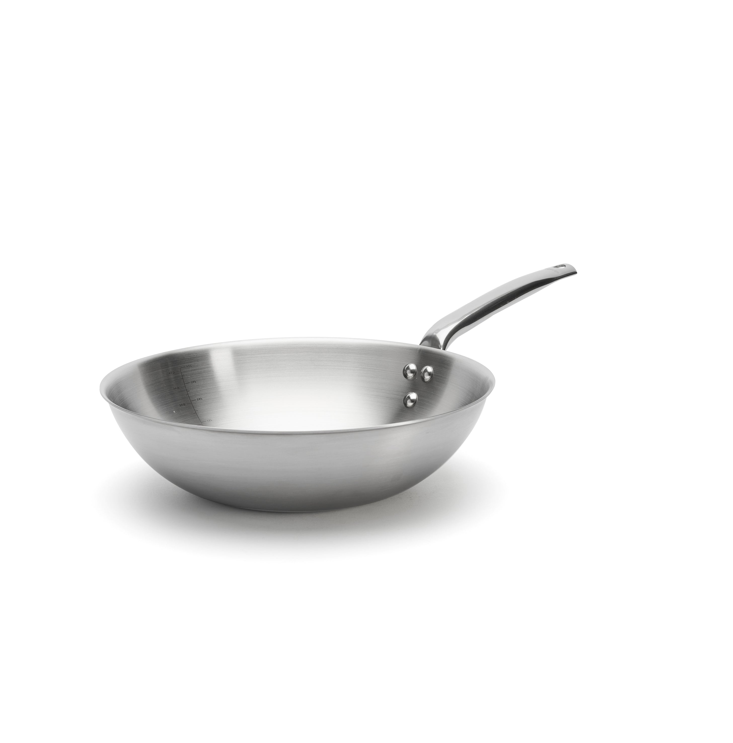 Wok i rustfrit stål Ø32 cm, Alchimy fra de Buyer