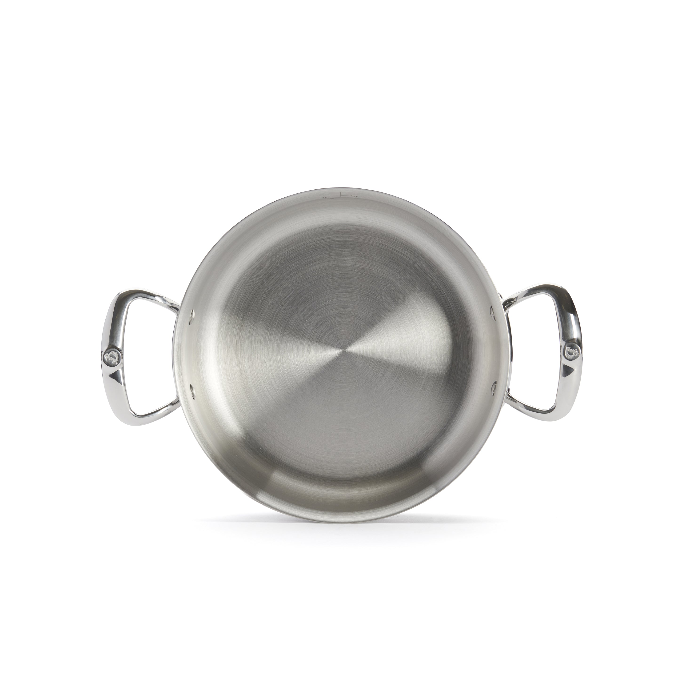 Sautergryde - rund med låg og 2 greb, Affinity fra de Buyer, Ø 24cm