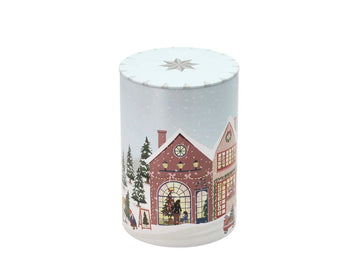 Kagedåse Vinter Ø10 og  H14,5 cm Ice Blue