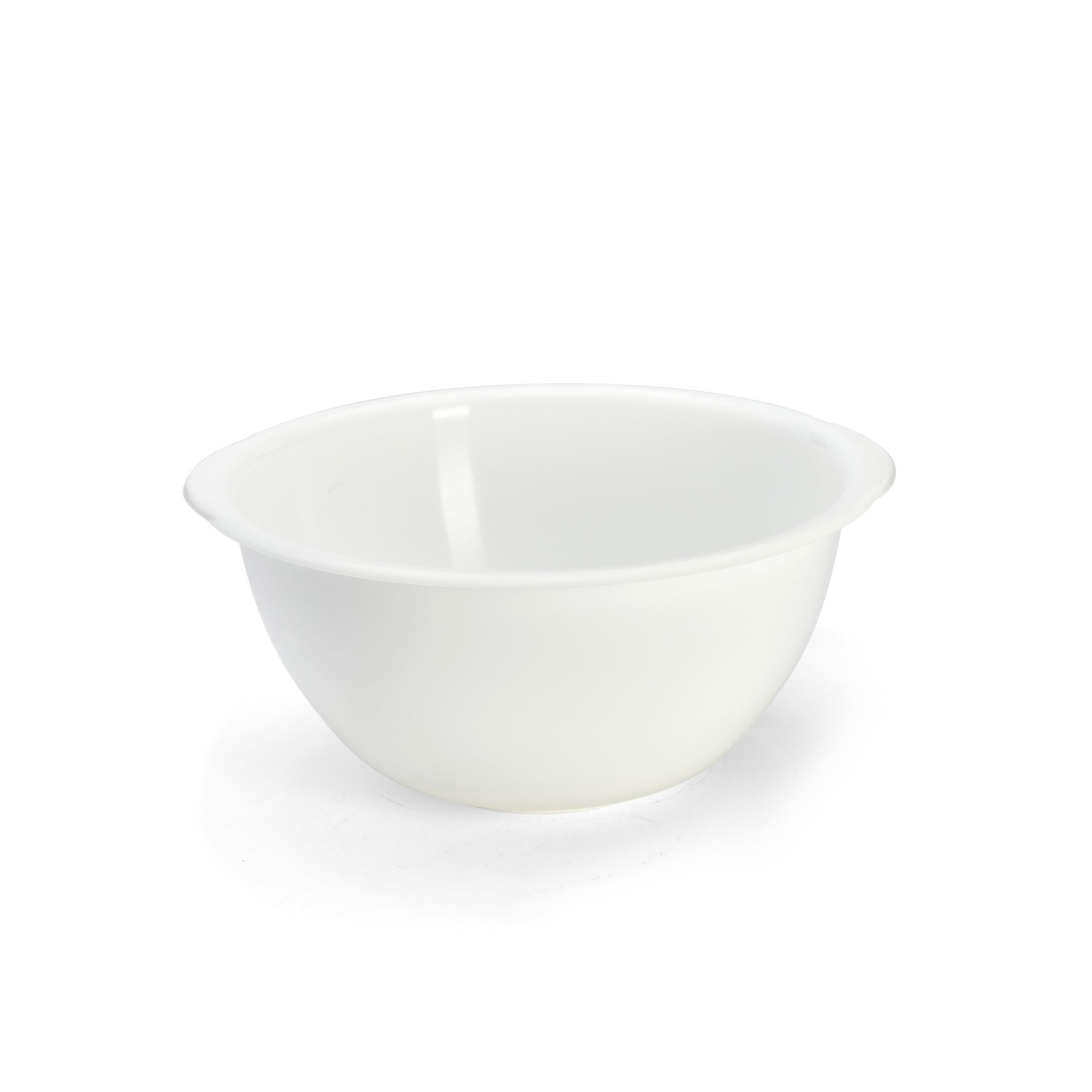 Røreskål, hvid plast