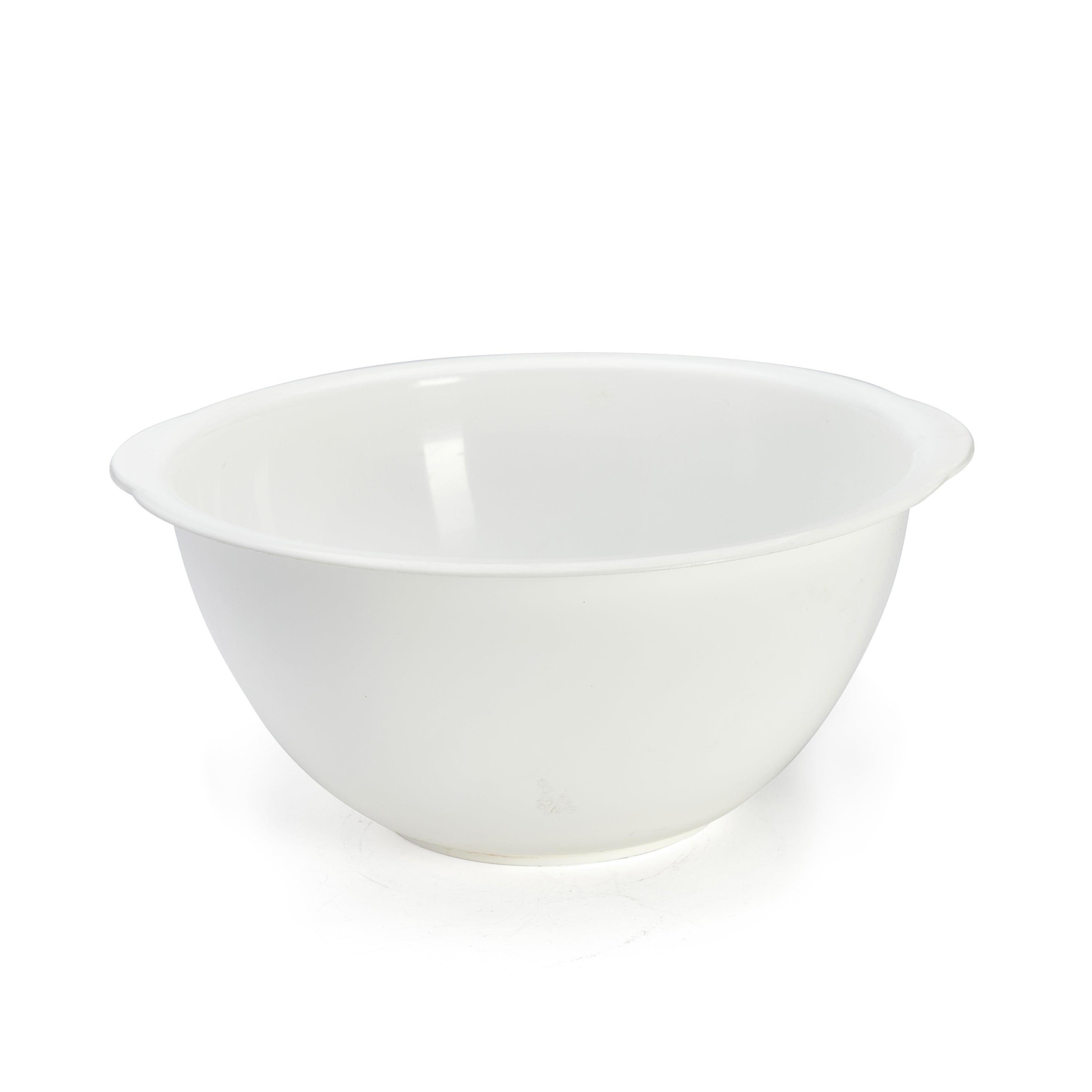 Røreskål, hvid plast