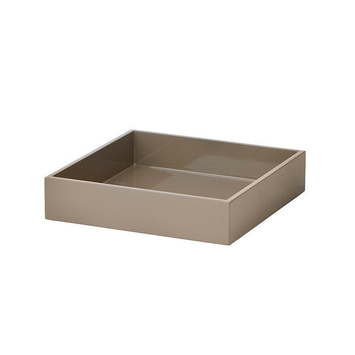 Bungalow kvadratisk bakke Walnut – 22,5 x 22,5 cm