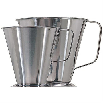 Målekande i rustfrit stål med fod