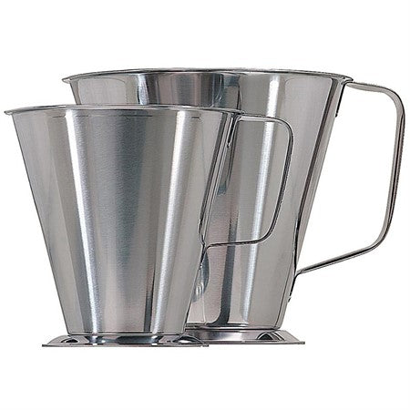 Målekande i rustfrit stål med fod