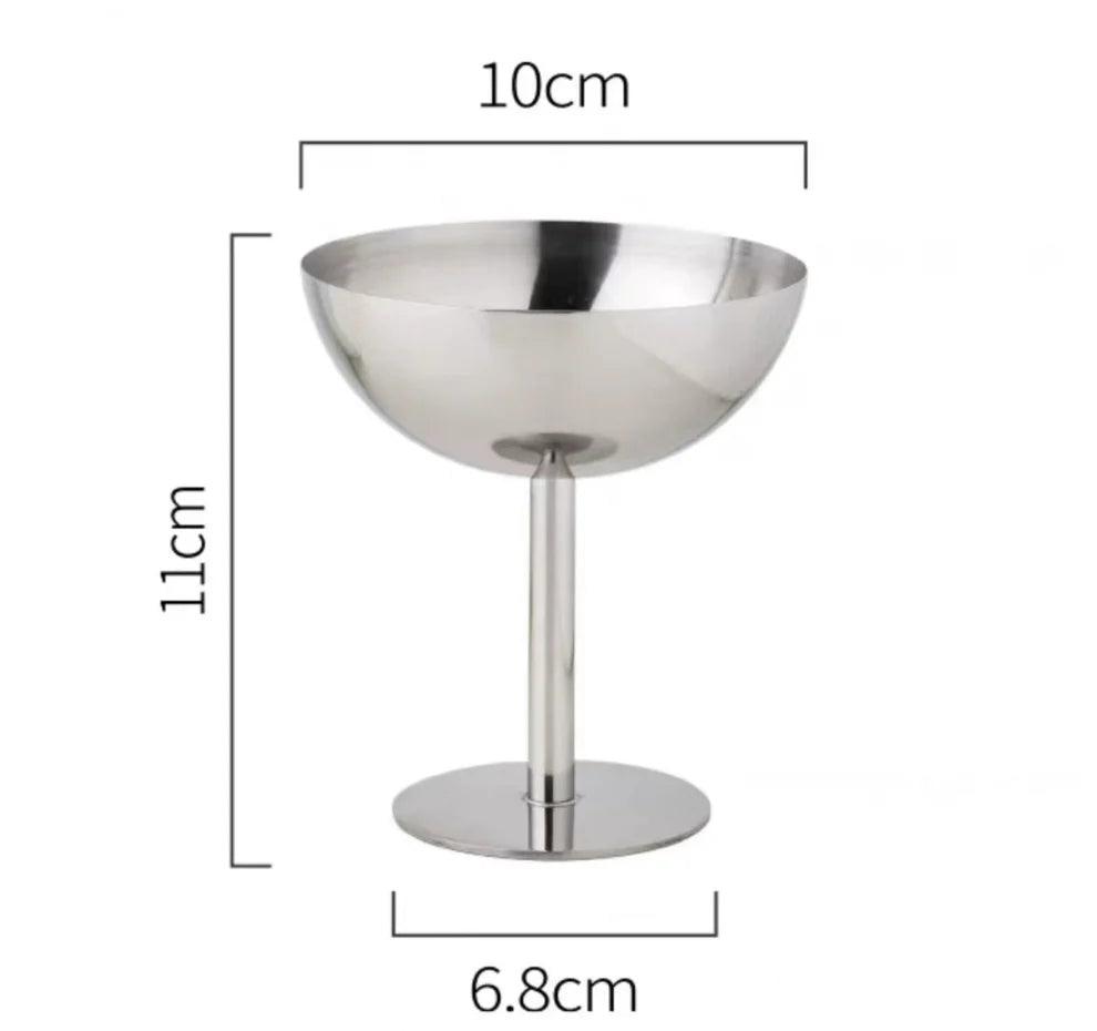 Italiensk isassiette i rustfrit stål – 11 cm