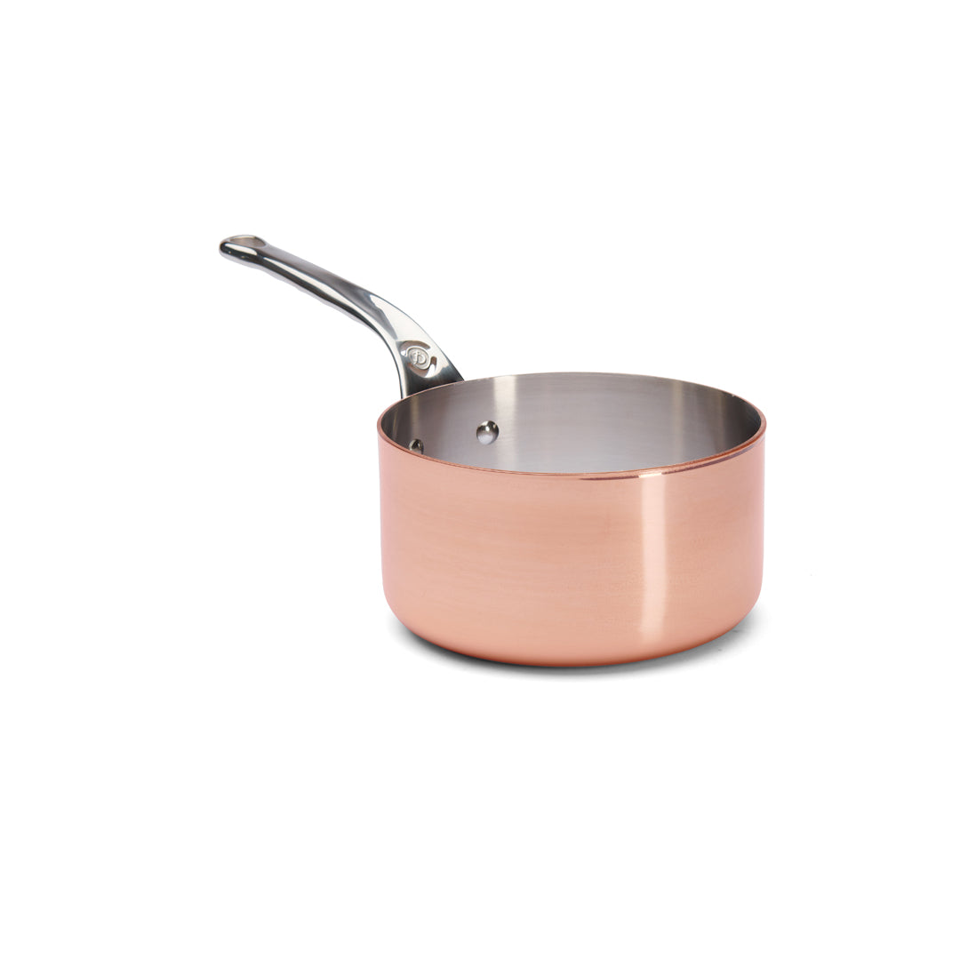 Kasserolle, kobber Ø14 cm, til induktion
