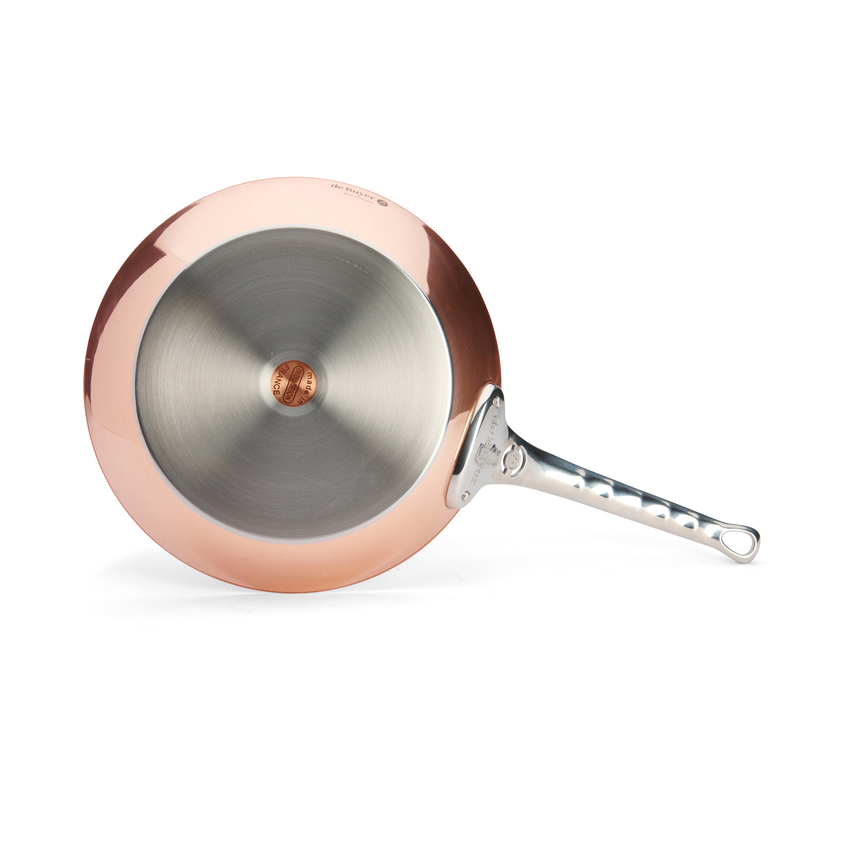 Stegepande i kobber, Ø 28 cm, til induktion