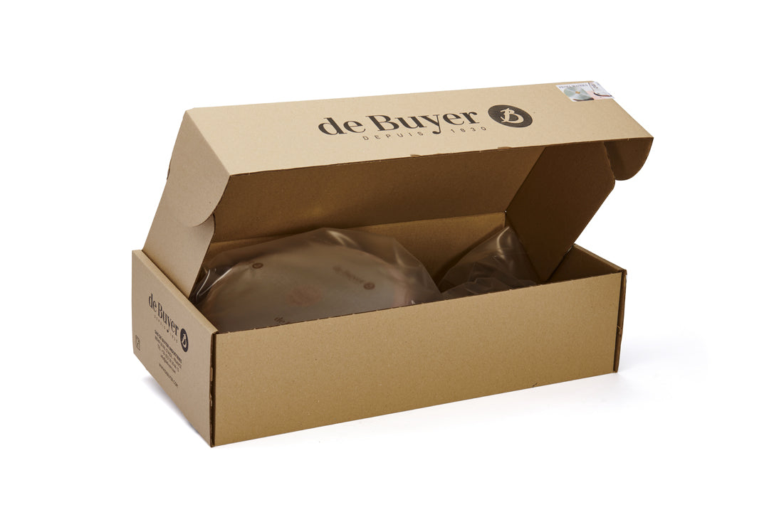 Sauterpande, kobber Ø24 cm, til induktion