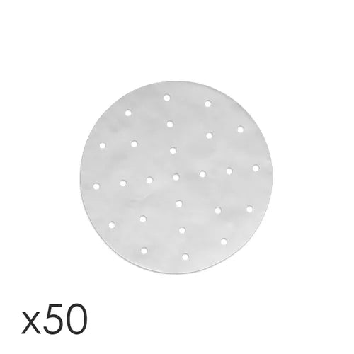 Papir til dampekurv, Ø 18 cm, 50 stk