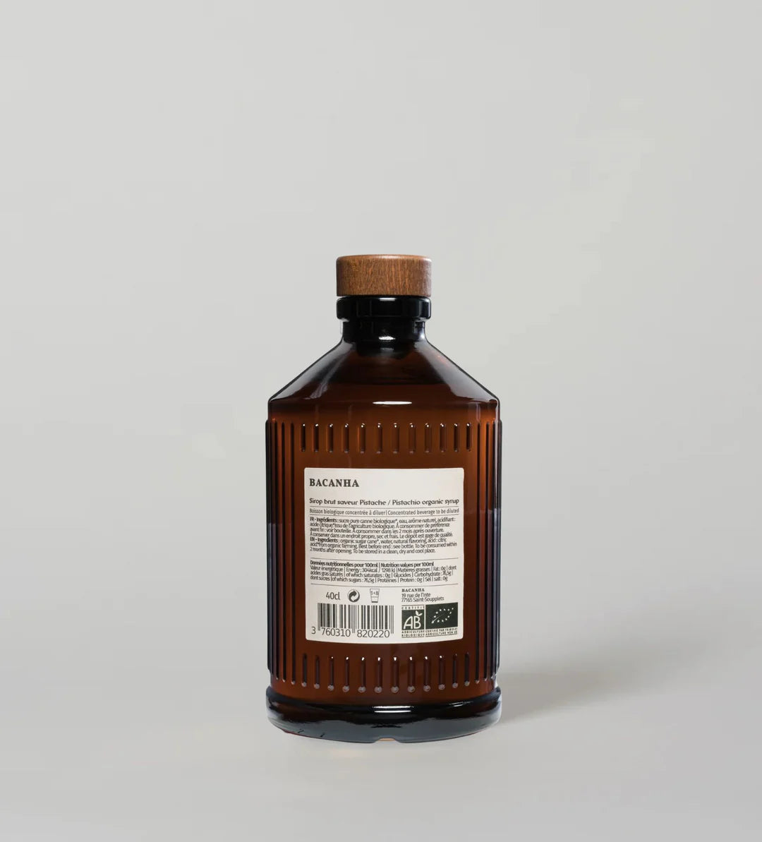 Økologisk Pistacie Sirup fra Bacanha