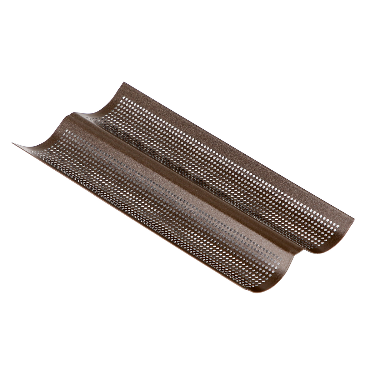 Perforeret bageform til 2 stk baguette