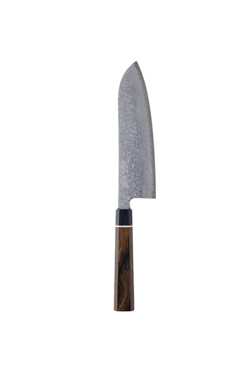 Santoku kniv, Suncraft Black, 167 mm