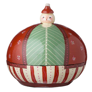 Bungalow Santa Ruby dekorationsæske – Ø12,5 cm