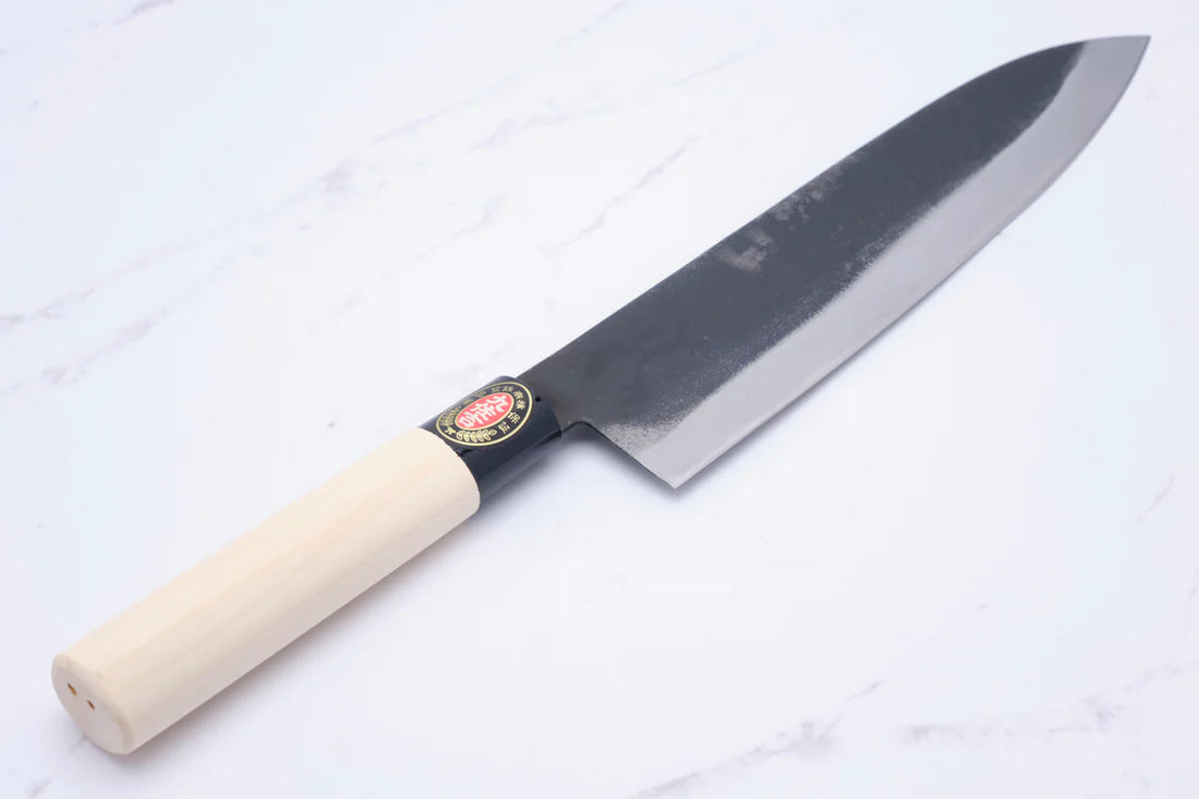 Gyuto, Yoshida Hamono 24 cm Kokkekniv Aogami-2