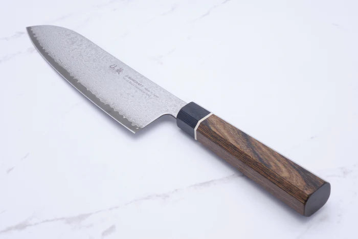 Santoku kniv, Suncraft Black, 167 mm