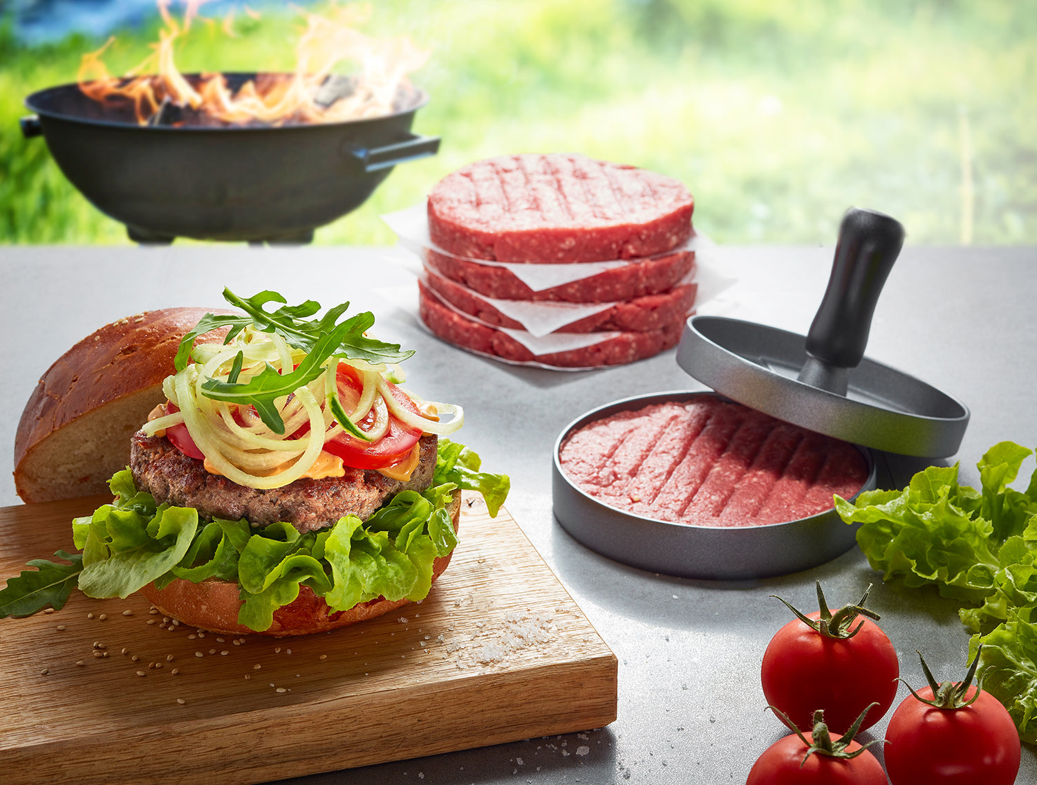 Burger presse