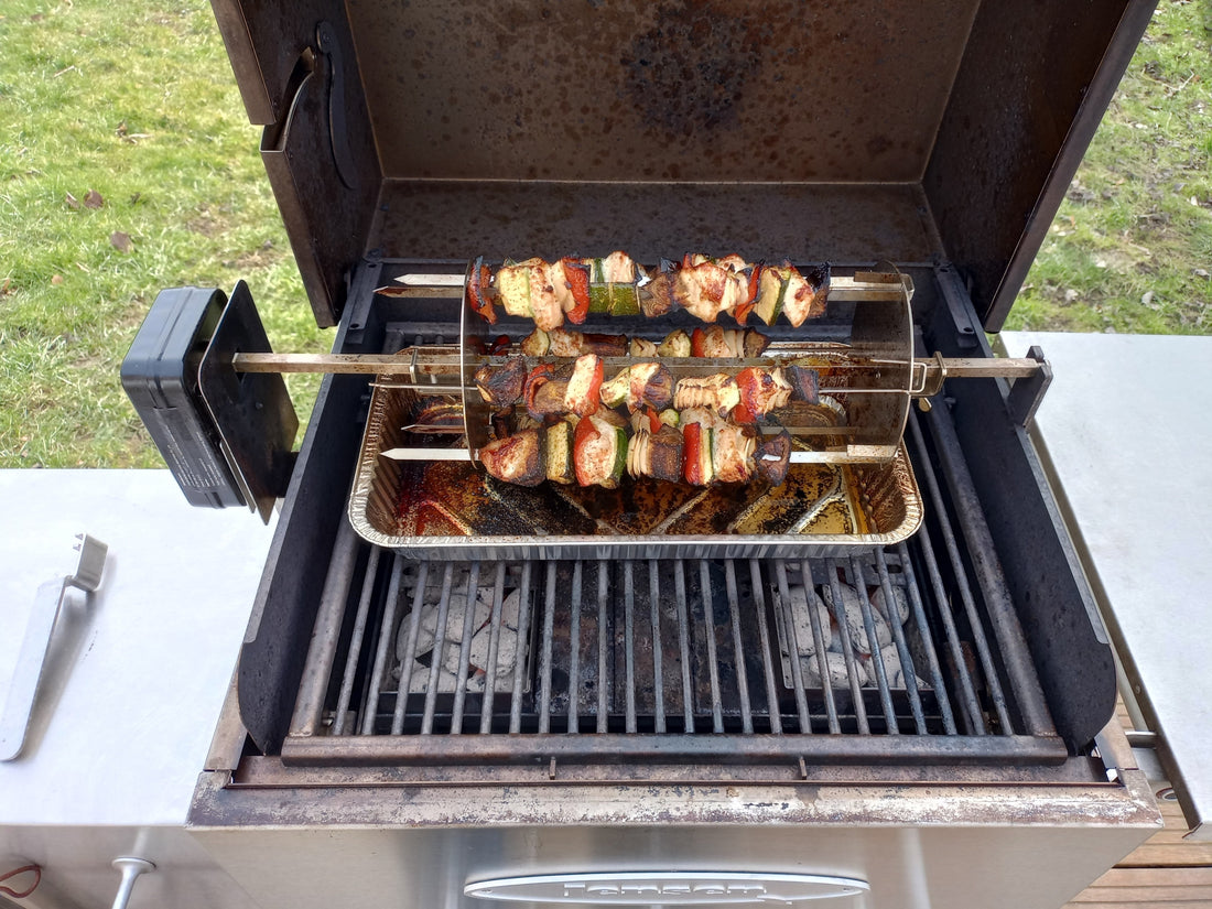 Grillspyd 6 stk med holder til rotisseri fra JensenGrill