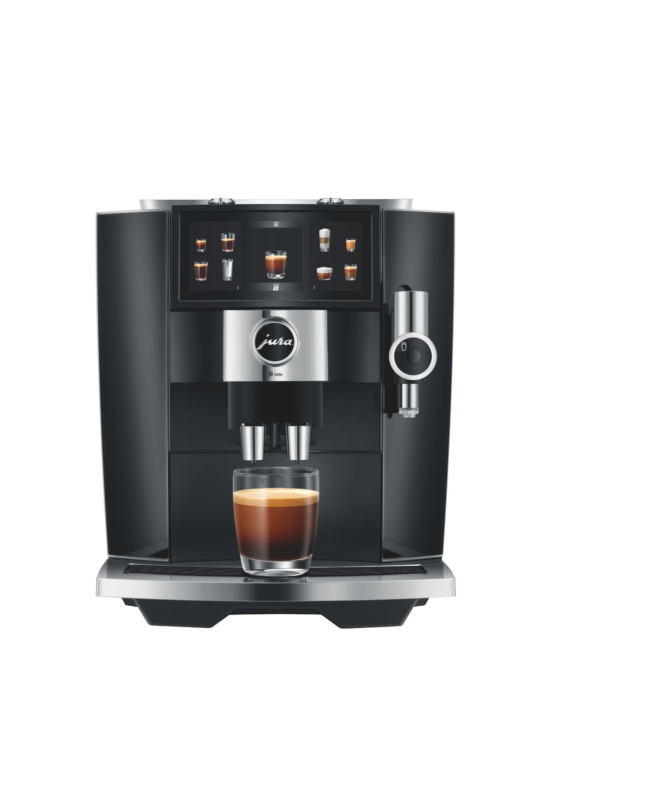 Espressomaskine, Jura J8 Twin (EA), Diamond Black - DEMO Maskine