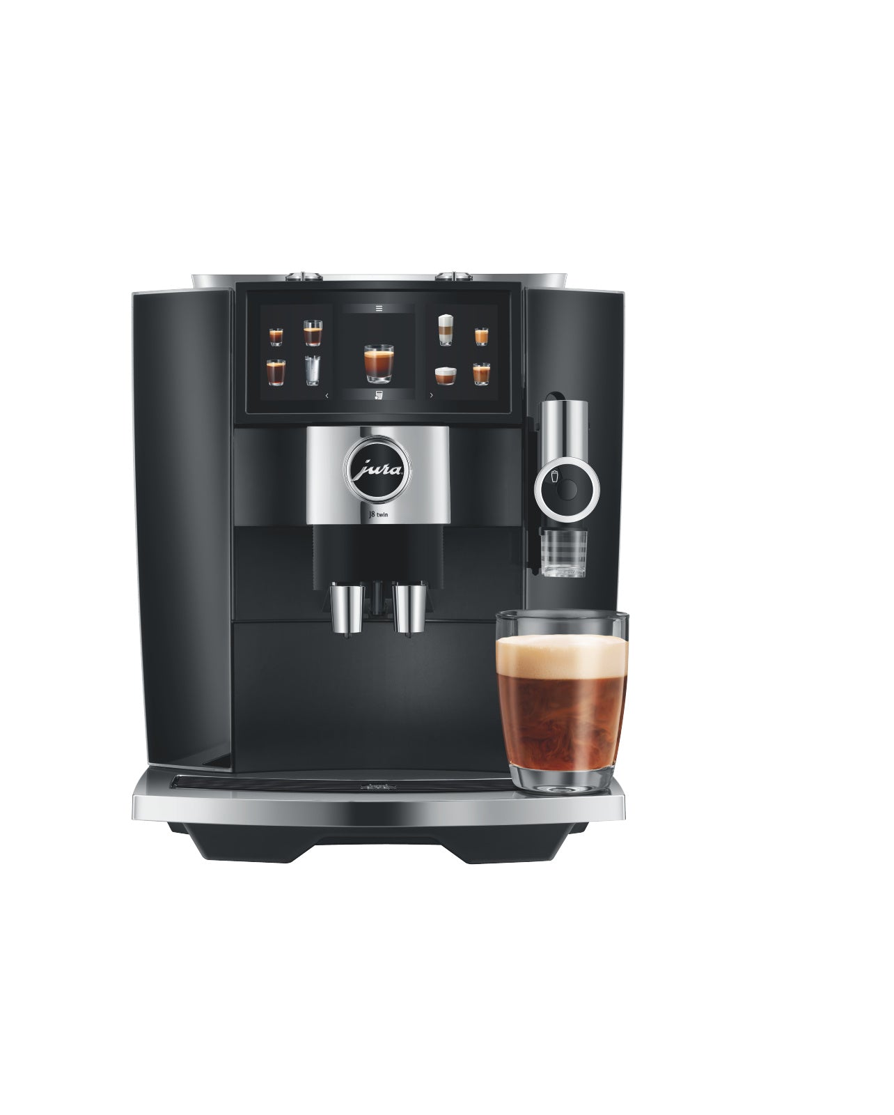 Espressomaskine, Jura J8 Twin (EA), Diamond Black - DEMO Maskine