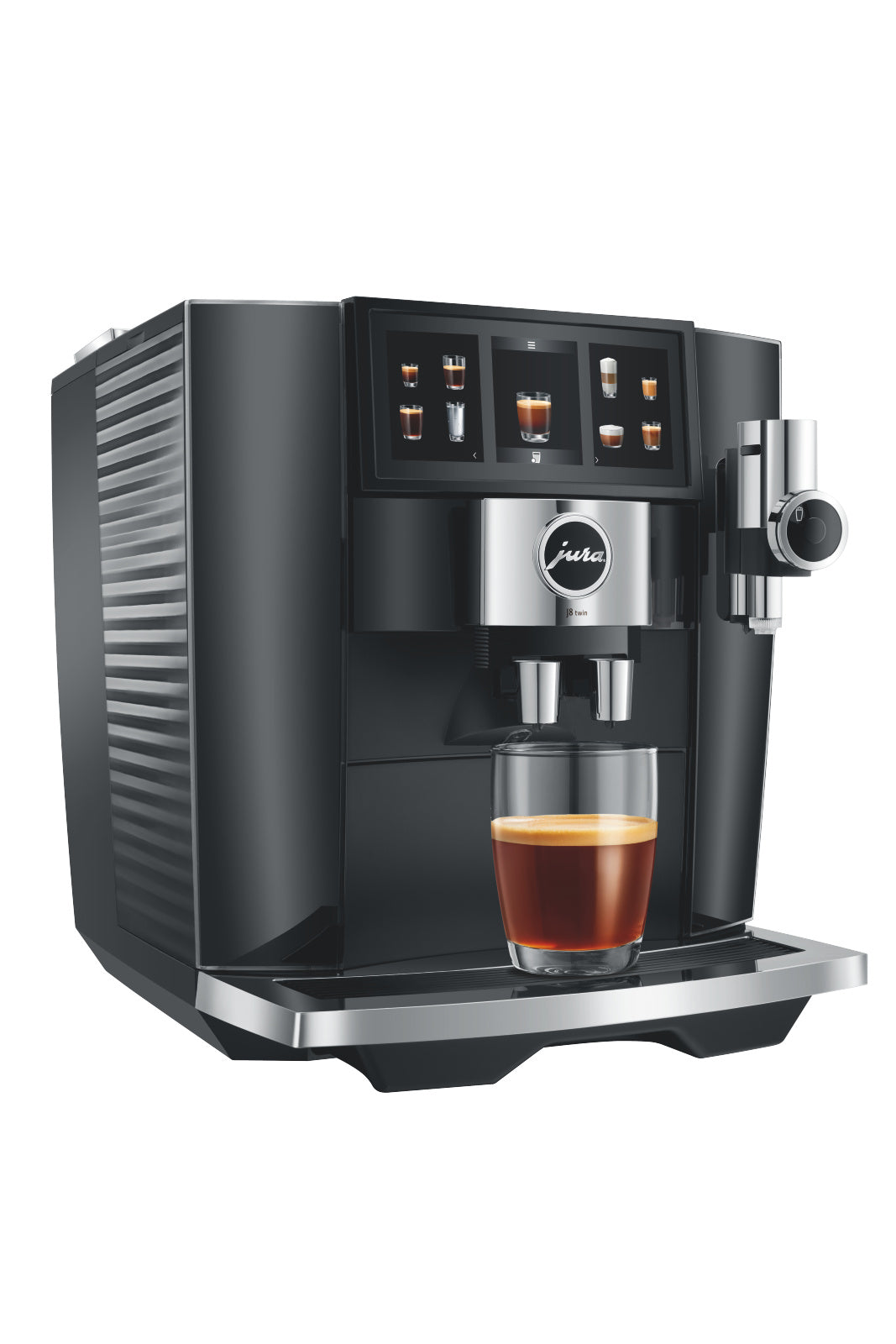 Espressomaskine, Jura J8 Twin (EA), Diamond Black - DEMO Maskine