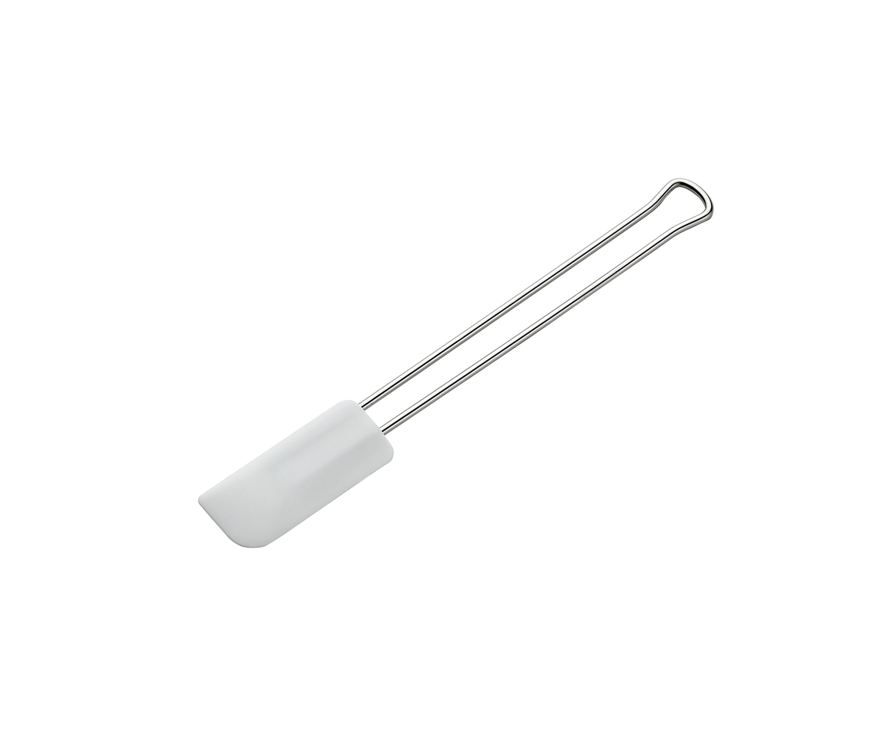 Dejskraber, smal, hvid, L 20 cm