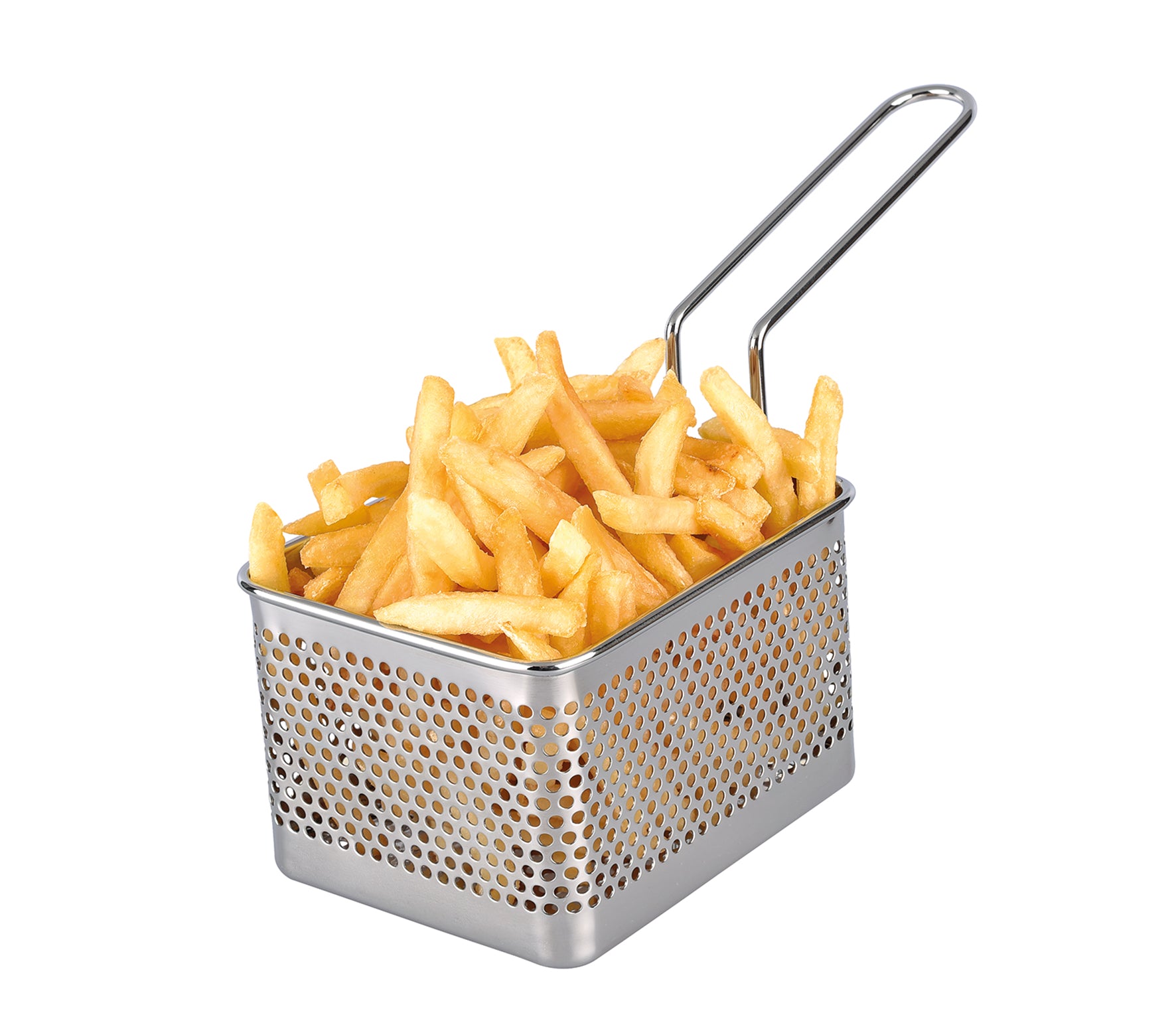 Serveringskurv, rustfrit stål