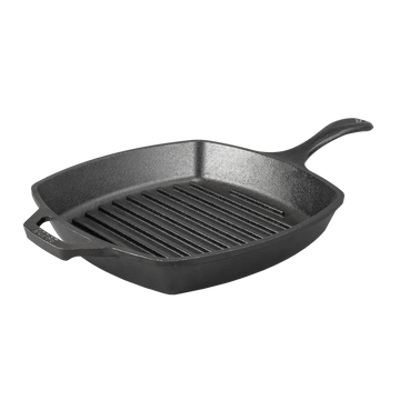 Grillpande, kvadratisk i støbejern fra Lodge, 27 cm