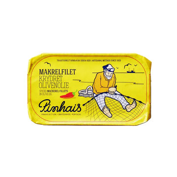 Grøndals makrel i krydret olivenolie