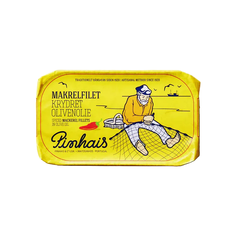 Grøndals makrel i krydret olivenolie